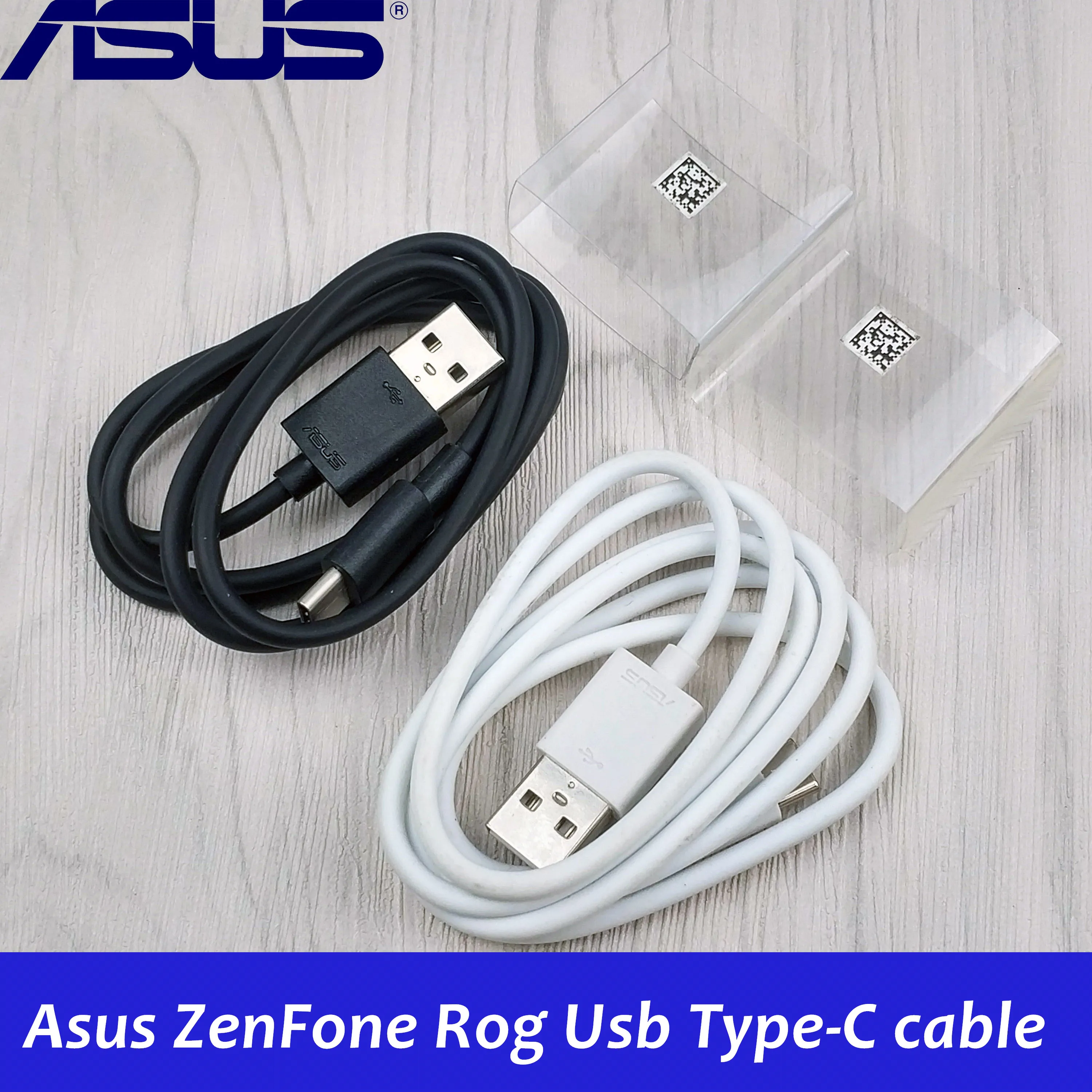 Зарядный кабель asus rog для телефона оригинальный Usb type C 100 см черный/белый