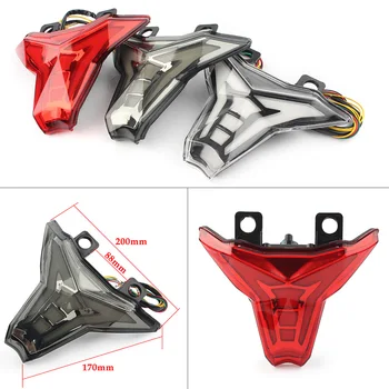 

Motorcycle Turn Signal Taillight Brake Integrated Tail Light For Kawasaki Z1000 ZX10R ZX-10R 2015 2016 2017 2018 3Colors