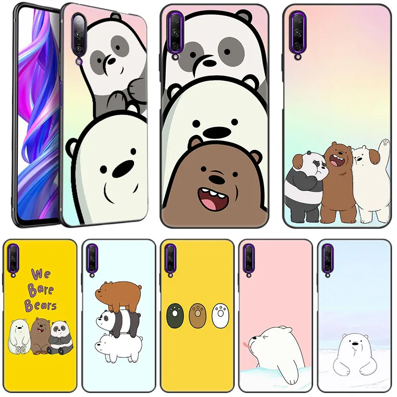 Чехол с милым медведем пандой для Huawei Y9 Prime 2019 Y9A Y7A Y5P Y6P Y7P Y8P Y9S Y5 Y6 Y7 2018 Y6S Y8S |