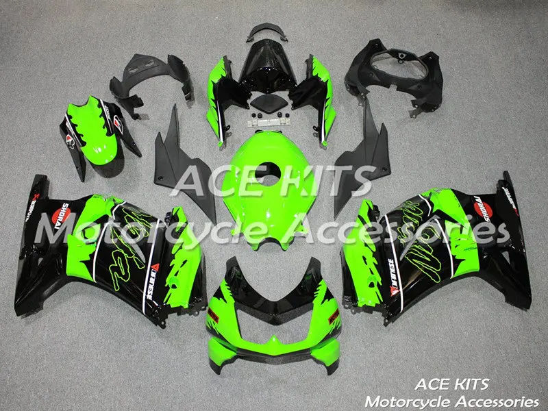 Мотоциклетный обтекатель abs Подходит для Kawasaki Ninja250 2008 2009 2010 2011 2012 корпусные детали пресс-форм ACEKITS Магазин № 0182 - Цвет: All sorts of color