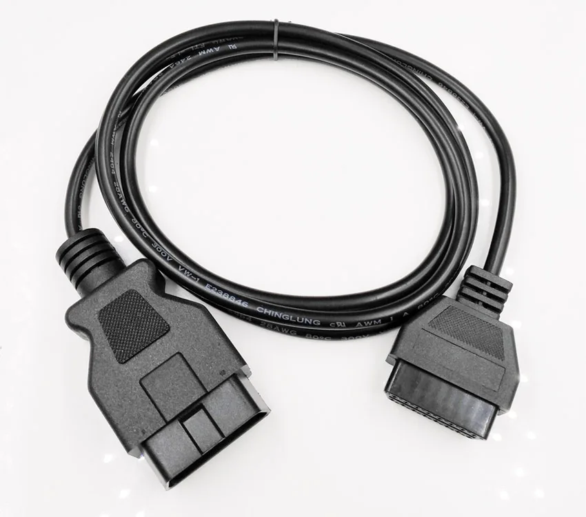 16Pin OBD2 Мужской к женскому удлиненный 3м 10 футов OBD EOBD автомобильный диагностический удлинитель