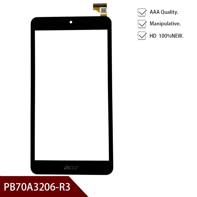 ca. 17.78 cm B1-780 Tablet Digitalizzatore Touch Screen Display LCD Assembly Acer Iconia One 7 in 