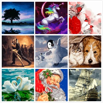 

Epiphany Diy Painting By Numbers Kit For Adults Seaside Girl Landscape Acrylic Paints For Painting Unique Gift For Art Home Deco