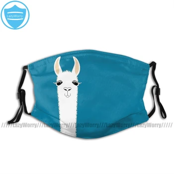 

Llama Mouth Face Mask LLAMA PORTRAIT 10 Facial Mask Funny Fashion with 2 Filters for Adult