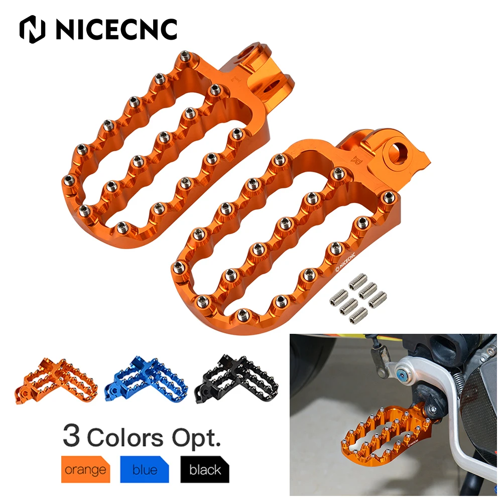 Forged Foot Pegs FootRest Footpegs Rests for KTM 690 790 950 990 1090 1190 1290 Adventure Supermoto Super ADV R T Enduro SMC SMR motorcycle footrests motorcycle foot pedals