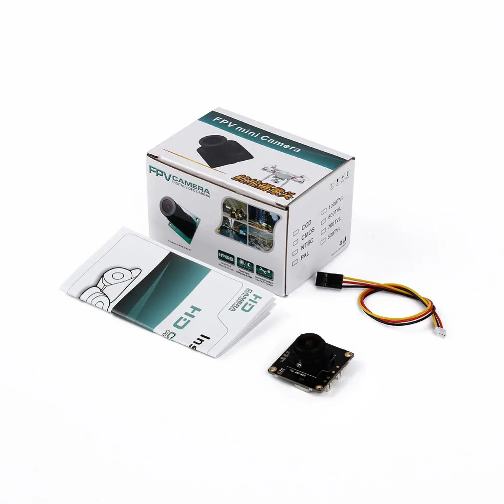 

800 TVL FPV HD COMS Camera 168 Degree Wide Angle Lens for Multicopters NTSC
