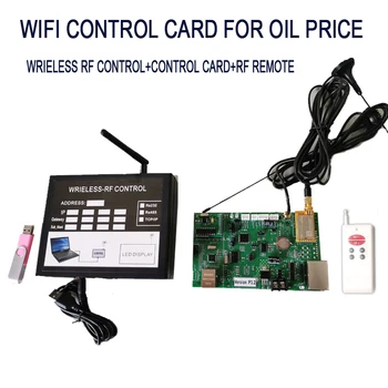 

LED DISPLAY IP CONTROL CARD WITH WIRELESS USE FOR LED GAS PRICE