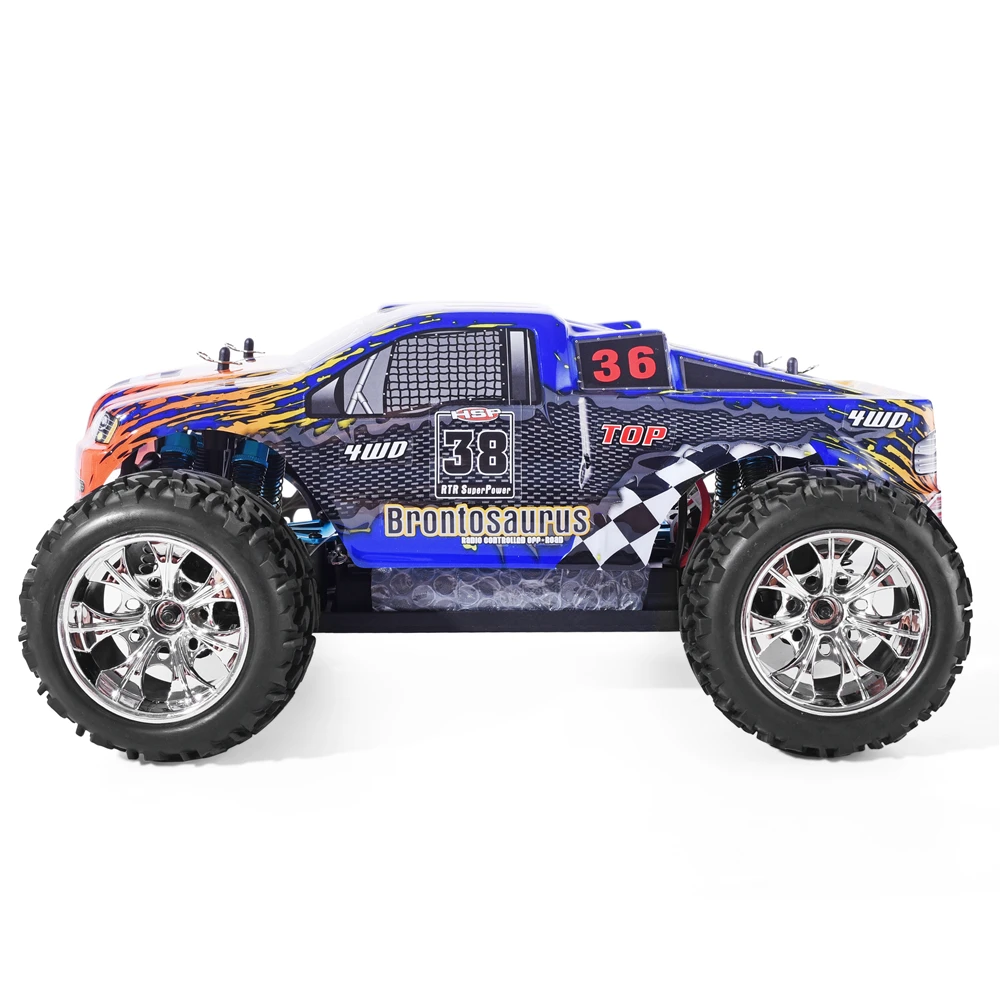 US $215.99 Hsp Rc Car 110 Scale 4wd Off Road Monster Truck 94111pro Electric Power Brushless Motor Lipo Battery High Speed Hobby Vehicle
