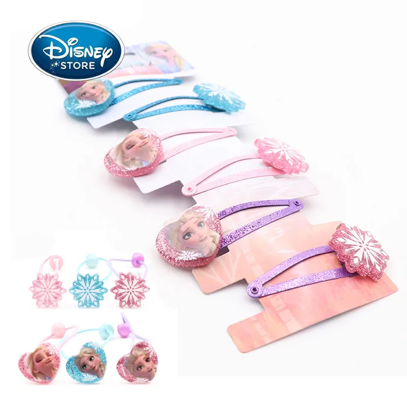 Disney 6 шт./компл. Холодное сердце 2 шт. Женские аксессуары для волос в стиле