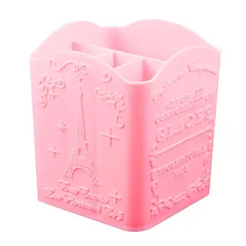

4 Lattices Makeup Brush Holder Nail Art Pen Holder Makeup Brush Storage Box Make Up Tools Boxes Jewelry Display Rack Kits