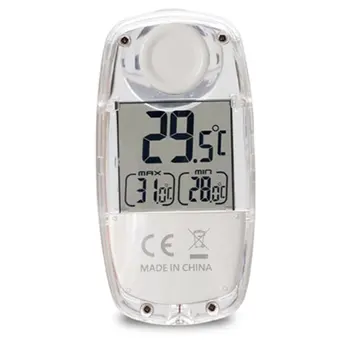 

LCD Digital Solar Thermometer Power Window Temperature Meter Solar Portable Powered Outdoor Indoor Home Thermometer Wholesale