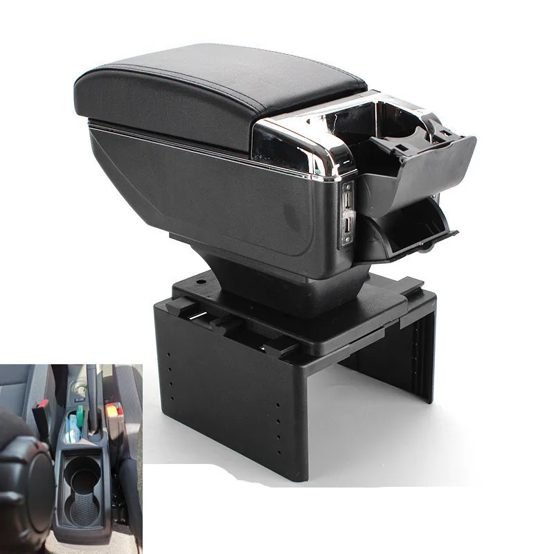 For dacia duster armrest box central Store content with cup holder ashtray USB interface | Автомобили и мотоциклы
