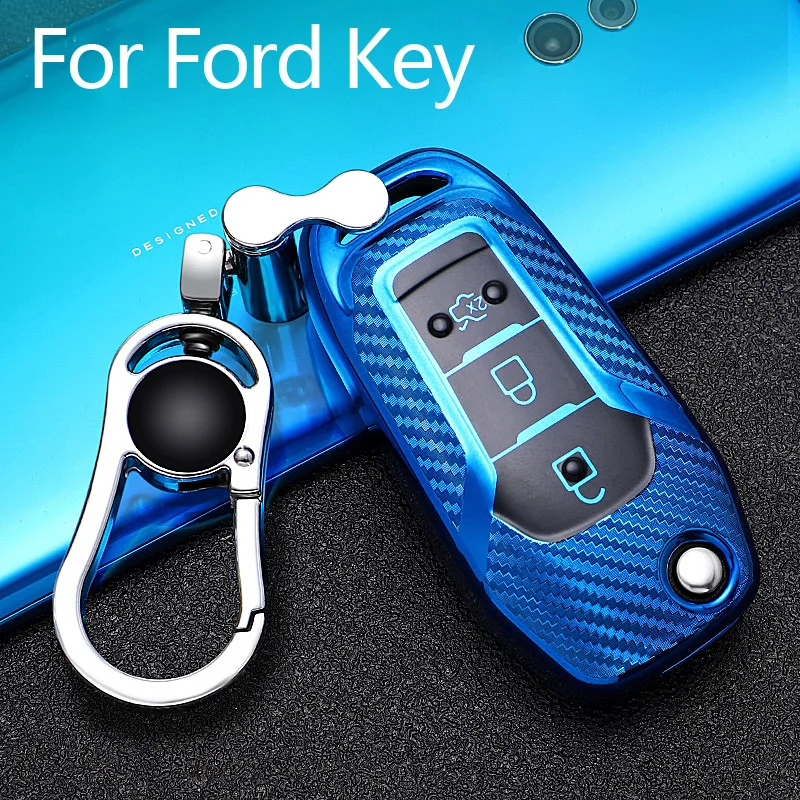 ТПУ чехол для брелка с ключом Ford F150 Kuga FOCUS 3 Mondeo Everest Fiesta Mustang Fecosport Edge Fusion кнопки