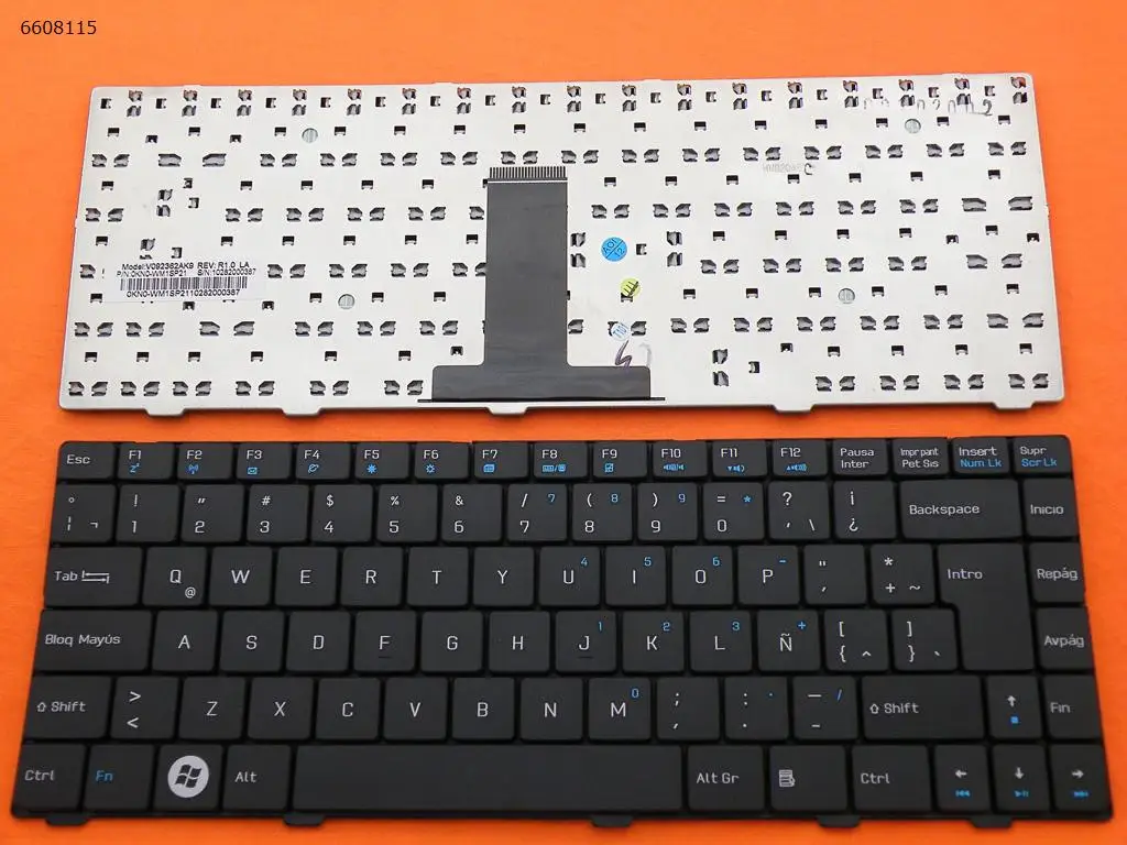 LA Latin Spanish New Keyboard for ASUS F80 F80CR X85U X85VD X88 X88SE X88VD X88VF Laptop Black | Компьютеры и офис