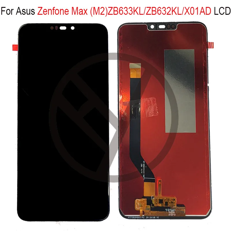

6.26"New For Asus Zenfone Max M2 ZB633KL/ZB632KL X01AD LCD Display Screen+Touch Panel Digitizer replacement ZB633KL X01AD lcd