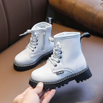 

2019 New Big Boys Boots Waterproof Winter Snow Boot Children Sneaker Shoes Kids Fashion Autumn Martin Boots 3 4 5 6 -12 Year Old