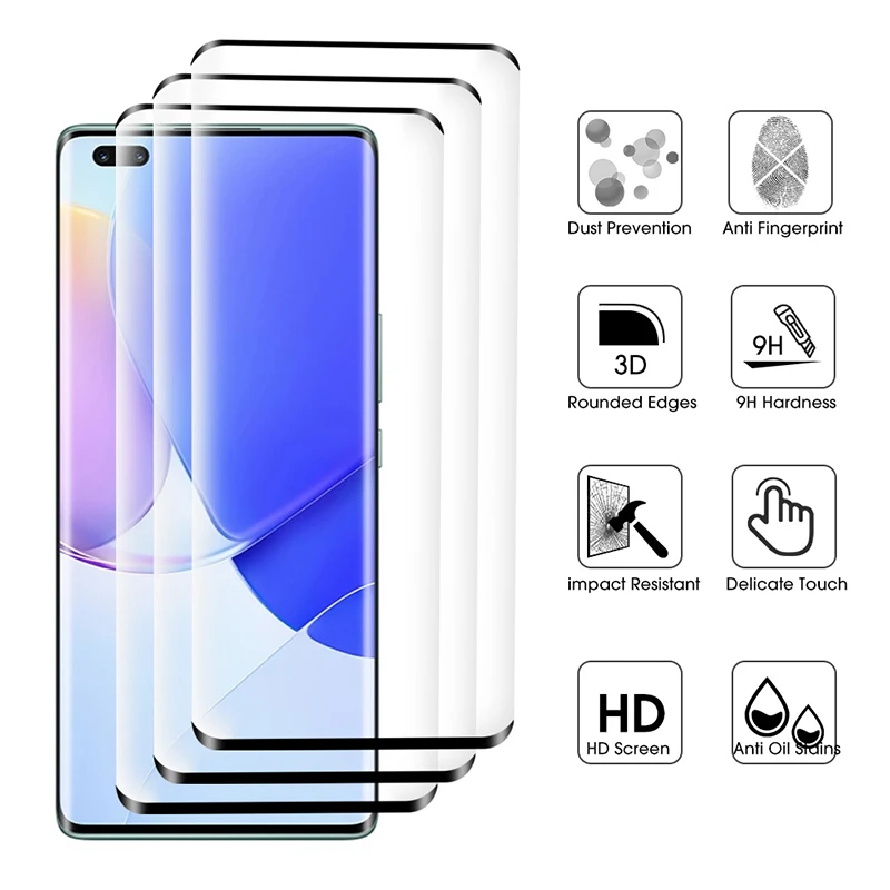 t mobile screen protector Screen Protector for Huawei Nova 9 9pro Tempered Glass Anti-drop Anti-scratch Protective Full Cover Film for Huawei Nova9 9pro phone screen protectors