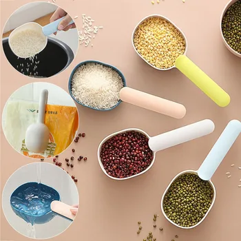 

Simple Hanging Measuring Spoon Multifunctional Clip Household Rice Bucket Spoon Kitchen Accessories Gadgets