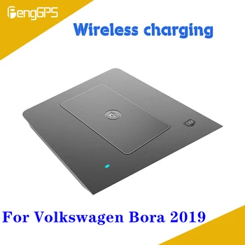 شراءشاحن لاسلكي سريع ل Volkswagen VW Bora 2019 QI سريع موبايل هاتف 10 واط كاميرا لوحة قيادة خفيّة للسيارات حامل شحن الوسادة