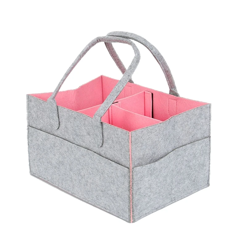 Портативный Большой подгузник Caddy Tote Детские пеленки Органайзер портативный