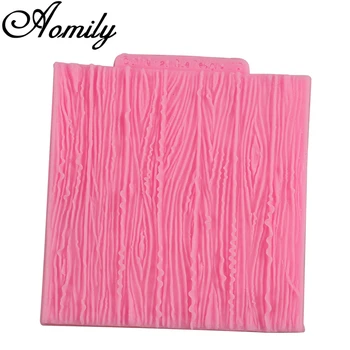 

Aomily Tree Texture Cake Molds Cake Border Decoration Tools Fondant Cake 3D Mold Food Grade Silicone Mat Mould Silicone Mold