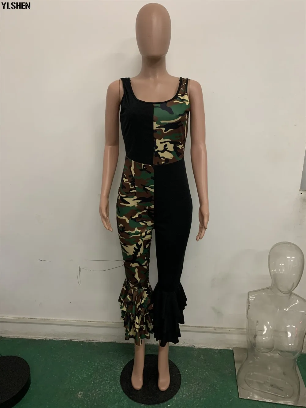 Fashion Ladies 2020 New Jumpsuit African Clothes Ankara Style Robe Africaine Femme Dashiki Jumpsuits Ethnic Sexy Dress For Women 03