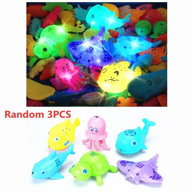 Новинка! Набор игрушек для рыбалки с сюрпризом, индукционный светильник, магнитная игрушка для рыбалки, игрушки для ванной для мальчиков и девочек, вечерние игрушки, 72XC