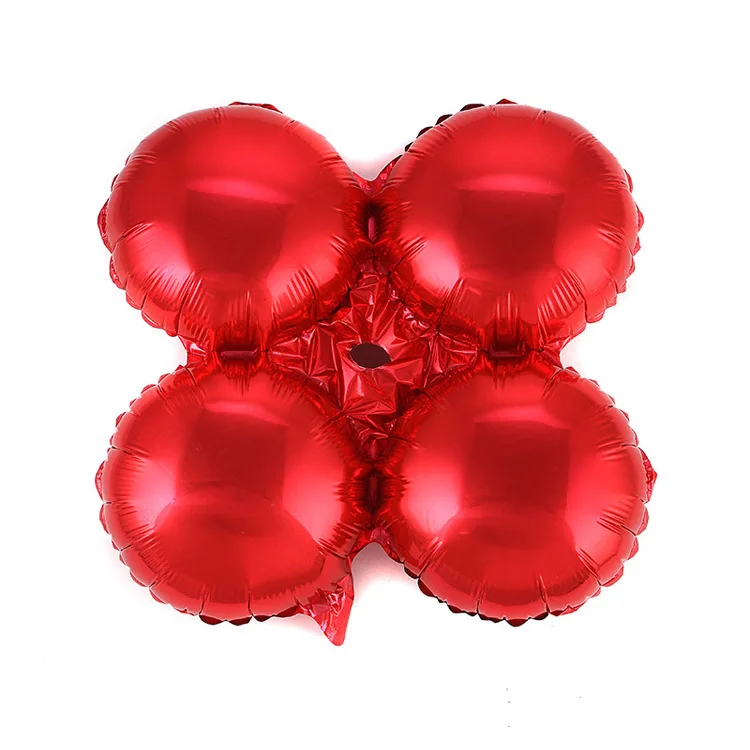 Lychee жизни 10 шт в форме сердца любовь шары Красочные алюминиевые шары DIY Свадебные украшения для дня рождения - Цвет: 9