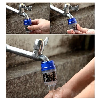 

Faucet Water Filter Healthy Activated Carbon Water Purifier Heavy Metal Rust Sediment Purifier Suspended Faucet Purifier Kitchen