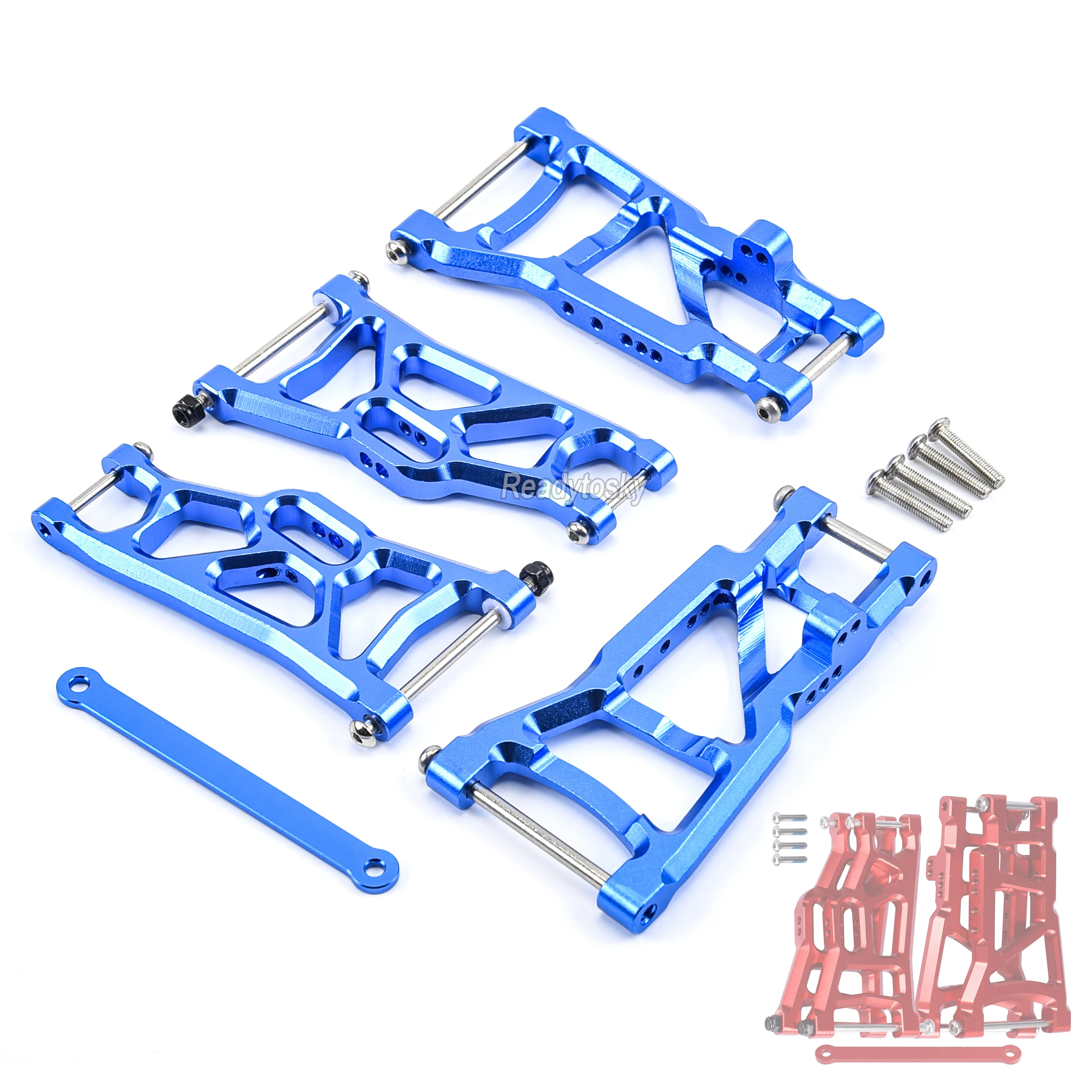 Aluminum Suspension A Arms Front & Rear Arm w/Tie Bar Upgrades for TRX