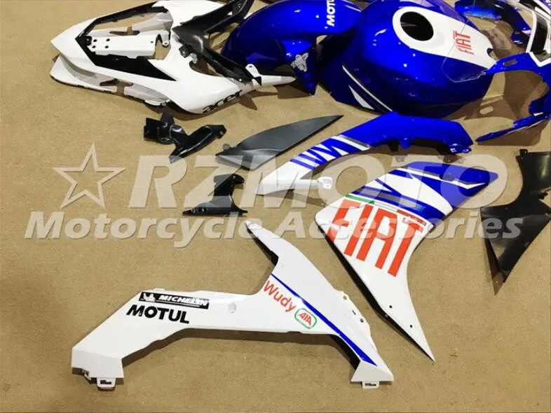4 подарки ABS литья под давлением Мотоцикл Обтекатели подходит для Yamaha YZF-1000-R1 2007 2008 07 08 обтекатель кузова набор белый синий