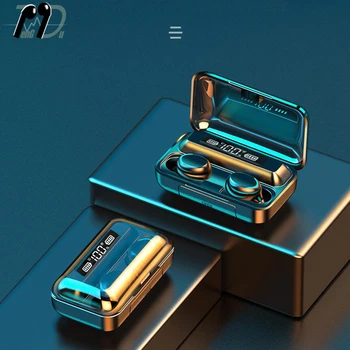 

TWS Wireless Earphones Bluetooth Earphones 5.0 8D Bass Stereo waterproof Earbuds Handsfree Headset With Microphone Charging Case