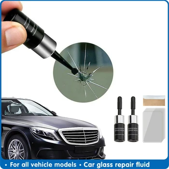 

Automotive Glass Nano Repair Fluid New Upgrade Car Window Glass Crack Chip Repair Tool Kit Car Universal Crack nano-repair fluid