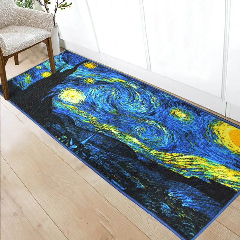 06 Printed Carpet for Living Room Floor Mats Kitchen Non-slip Door Mat Coffee Table Bedroom Carpets Decoration Rug Outdoor Doormat - Цвет: 06