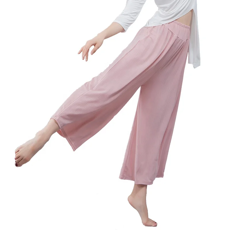 

Modern Dance Pants Elastane Women Dance Training Wear Training Sportswear Loose Pants