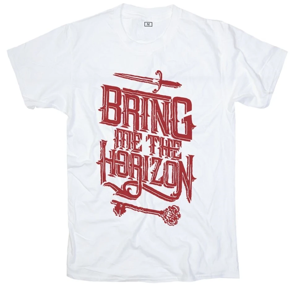 New Bring Me The Horizon Oliver Sykes Monogram Punk Men Woman T-Shirt S M L Xl Male Female Tee Shirt | Мужская одежда