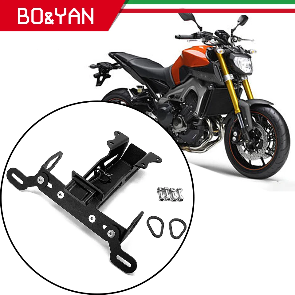 Кронштейн для номерного знака мотоцикла YAMAHA MT 09 MT09 FJT09 Tracer FJ 2015 2018|Номерной знак| |