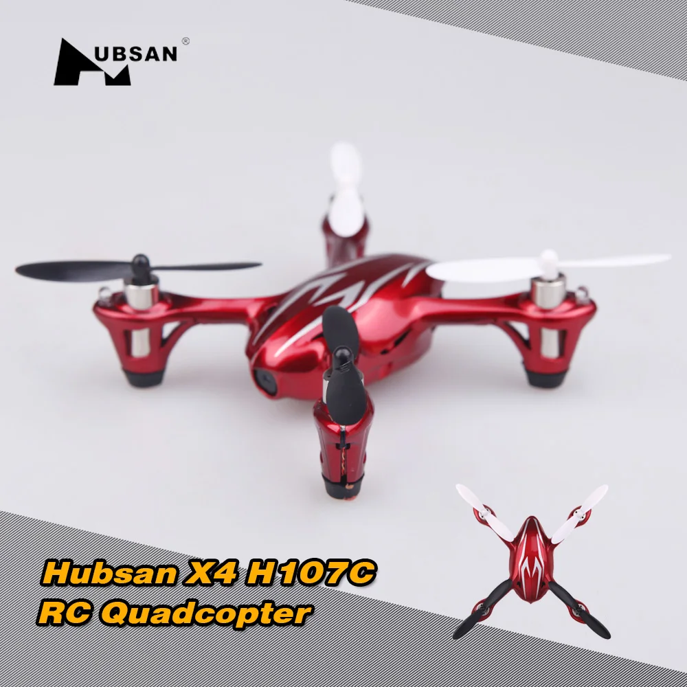 Hubsan X4 H107C Радиоуправляемый Дрон 4CH 6-осевой гироскоп RC Квадрокоптер с 2MP HD камерой