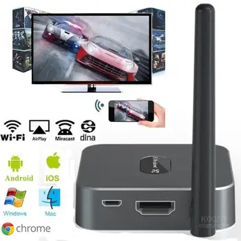 

MiraScreen 4K 5G Wireless HDMI Wifi Display Receiver Mirror Screen Miracast Airplay Media Stream HDTV Dongle chrome/Google Home