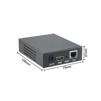 

HV-HE06 4K HD HDMI Encoder H.265 to Ethernet for IPTV HDMI Encoder Onvif Supports RTSP HTTP RTMP UDP Multicast Unicast