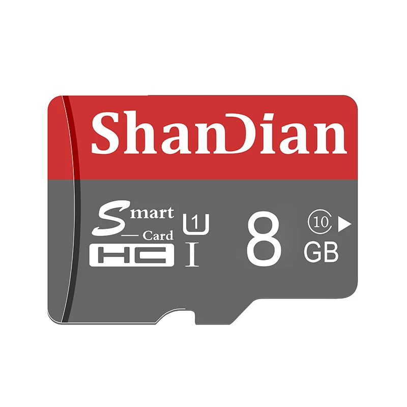 A ShanDian оригинальная Смарт sd-карта 64 Гб класс 10 карта памяти SmartSD 8 ГБ 16 ГБ 32 ГБ TF карта SmartSDHC/SDXC Для смартфонов/планшетных ПК - Capacity: A