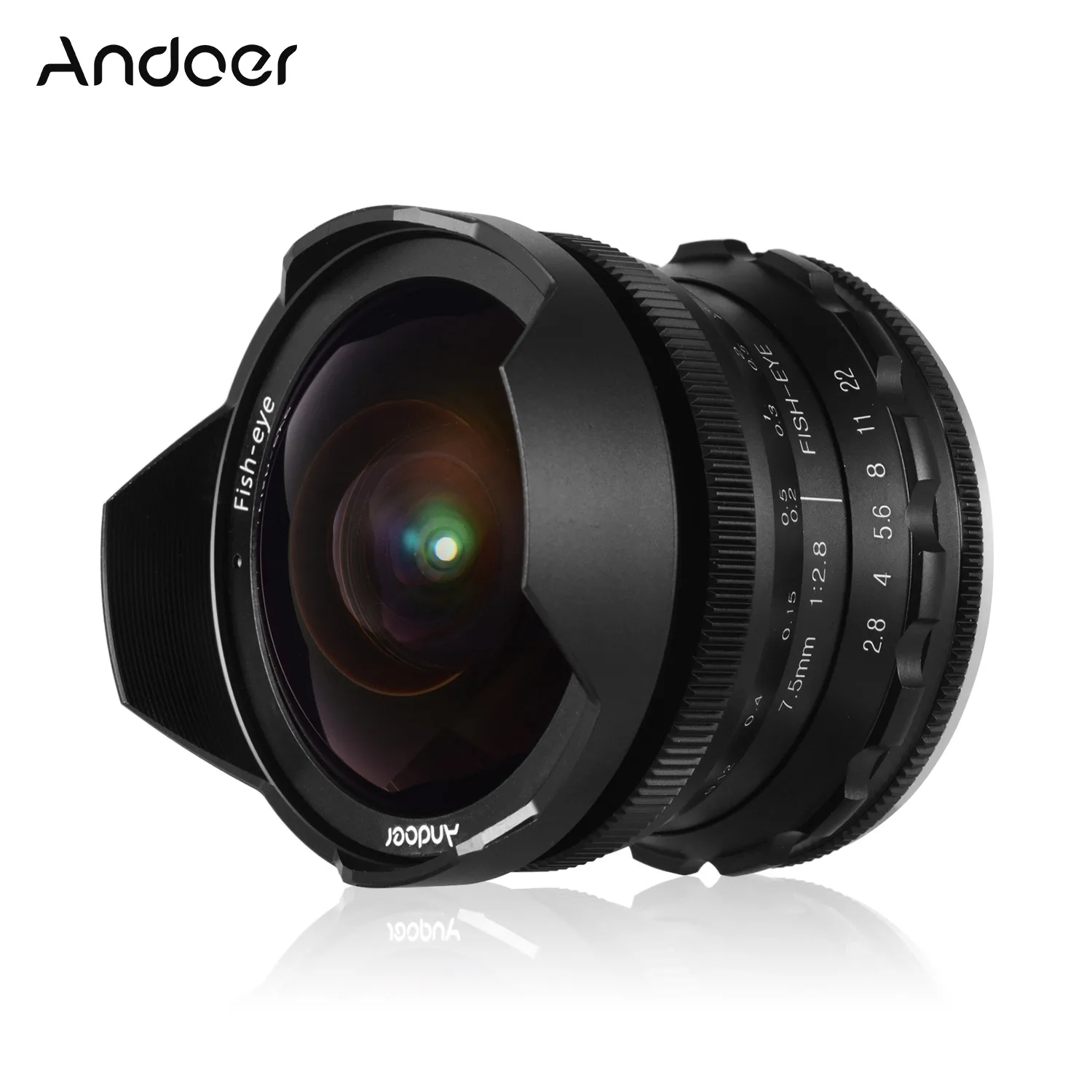 Объектив Andoer 7 5 мм F2.8 для камеры Sony A6600 A6100 A6400 A6500 A6300 A6000 5100 A77II|Объективы