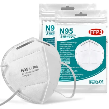 

1000Pcs Face mascarillas Dust Respirator 5-Layers filter mascarilla Adaptable Against Pollution Breathable Filter mondkapjes