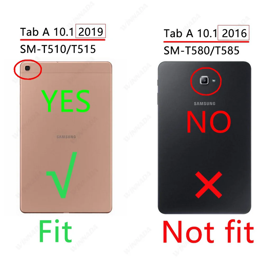 Чехол для Samsung GALAXY Tab A 10 1 2019 SM T510 T515 бронированный чехол планшета из ТПУ + ПК
