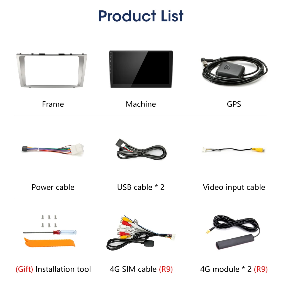 Jansite R9 " RDS Автомагнитола для Toyota Camry 2006-2011 Wifi Android 8,1 плеер сенсорный экран мультимедийные видеоплееры с рамкой