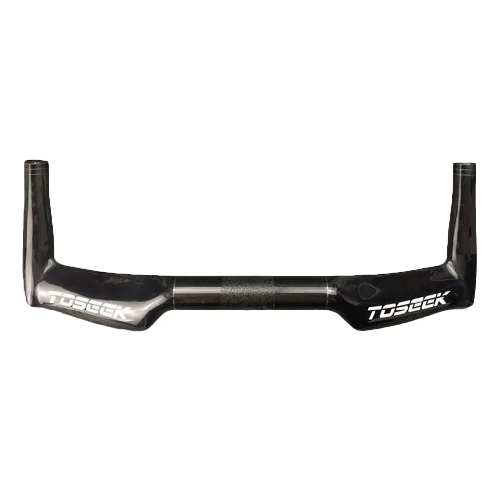 TOSEEK UD полностью Высокопрочное углеродное волокно с фиксированной передачей дорожный велосипед TT Bullhorn Бар практичный руль для велосипеда аксессуары