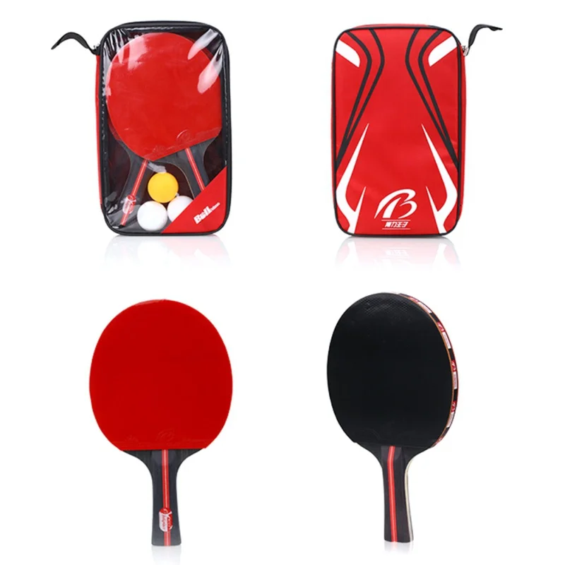 New Table Tennis Racket Super Powerful Ping Pong Racket Bat Carbon Fiber Club 