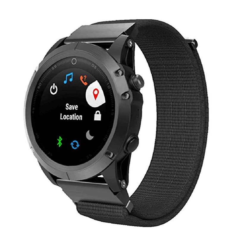 20 22 26 мм быстрые нейлоновые ремешки для часов для Garmin fenix 3 3 hr Fenix 5 5plus 5S 5splus 5x 5xplus ремень браслет металлический adpater