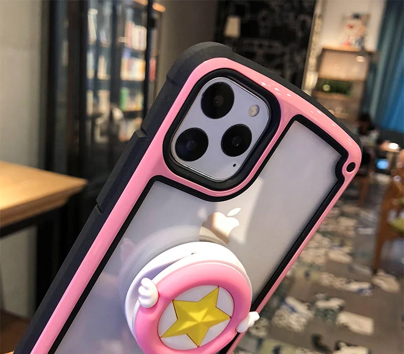 Для iphone XS Max X XR Sailor moon sakura melody полное покрытие Броня чехол для iphone 11 pro 8 plus 7 6S противоударный чехол+ подставка