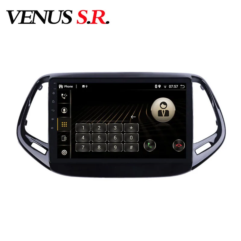 VenusSR Android 9,0 4G+ 64G 2.5D ips автомобильный dvd для JEEP Compass Патриот радио Мультимедиа gps Радио Стерео gps навигация